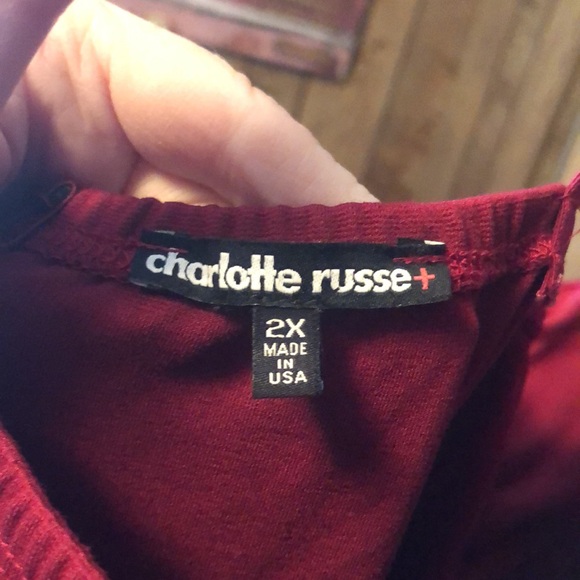 Charlotte Russe Red Plus Size Jumpsuit - Picture 7 of 8